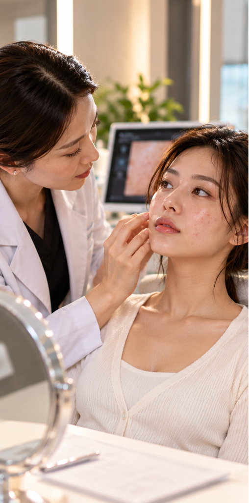 Acne skin consultation