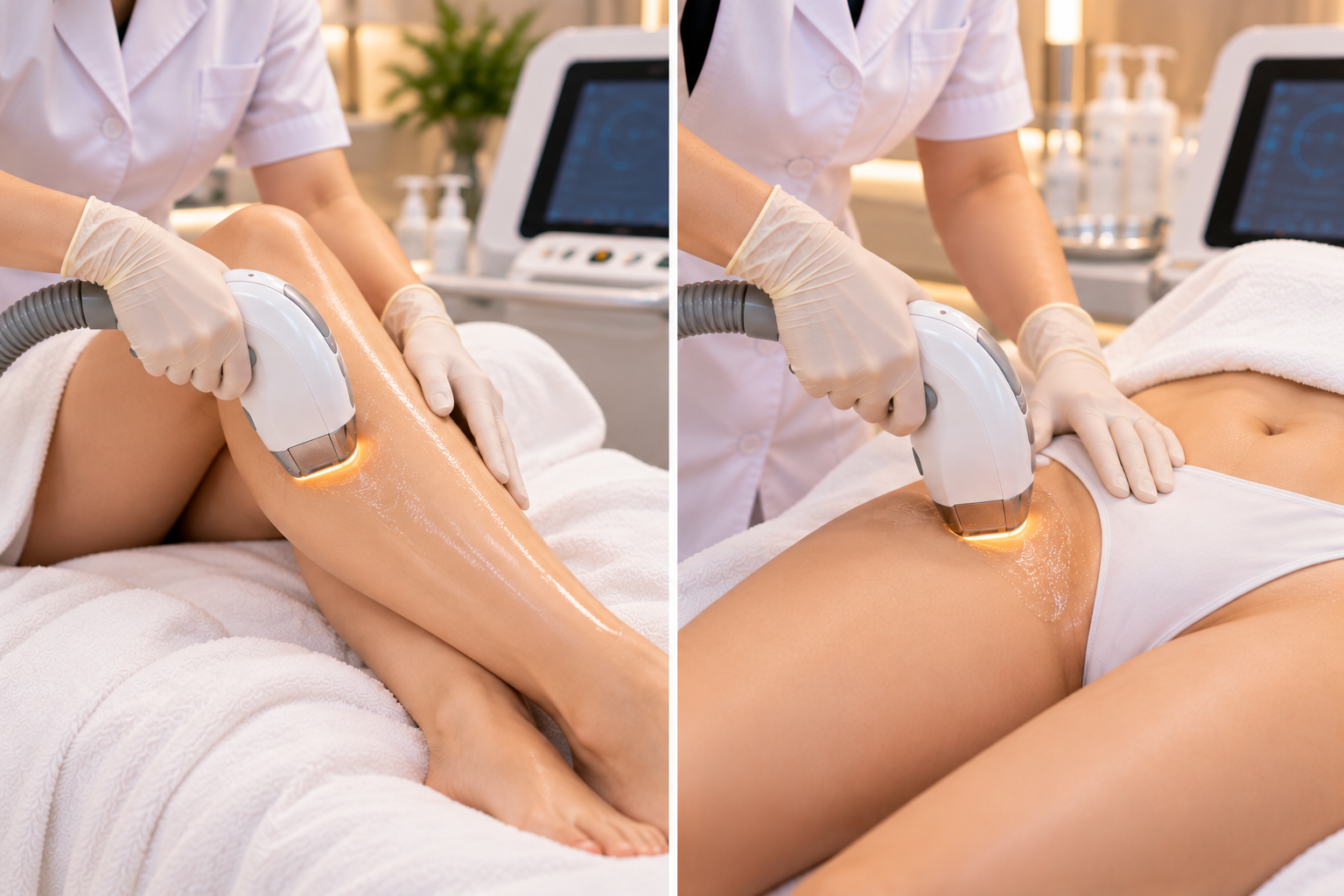 Body hair treatment at Hollywood Wellness Med Spa