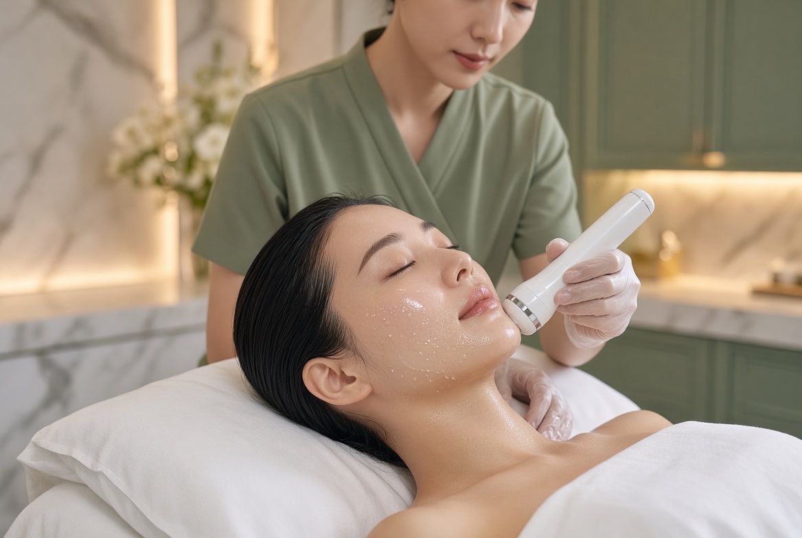Professional medical skin care treatment