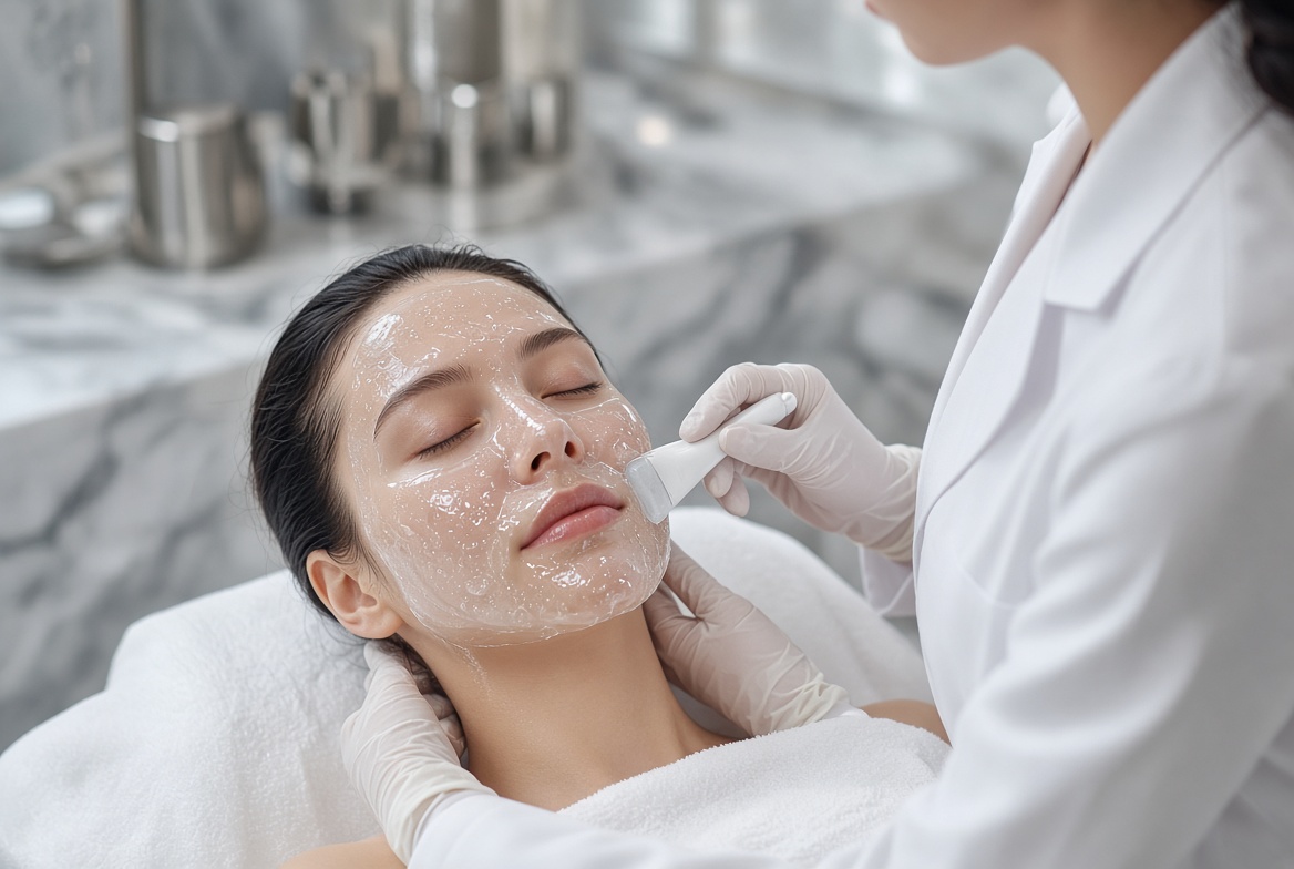 Hydrating medical facial treatment